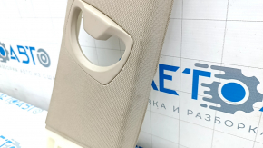 Center pillar trim upper belt right BMW 3 F30 12-18 beige, for dry cleaning
