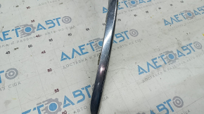 Front bumper grille frame Lexus ES300h ES350 13-15 pre-rest, chrome, cracks, chrome swelled, sand, broken guide