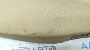 Door trim card rear left BMW 3 F30 12-18 beige leather with backlight without curtain, under Harman Kardon, type 1, scratches, for dry cleaning