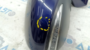 Side mirror right Lexus ES300h ES350 13-18 14 pins, BSM, turn signal, backlight, blue, scratches