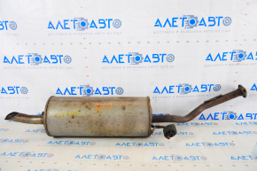 Muffler rear part with barrel Toyota Prius 20 04-09 rusty bracket