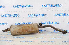 Muffler rear part with barrel Toyota Prius 20 04-09 rusty bracket
