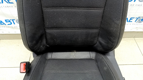 Driver's seat VW Passat b8 16-19 USA without airbag, electric, leather black, driftwood, electrics do not work, for dry cleaning