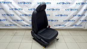 Passenger seat VW Passat b8 16-19 USA with airbag, mechanical, black leather, driftwood, dry-cleanable
