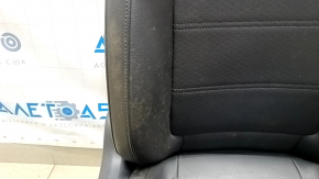 Passenger seat VW Passat b8 16-19 USA with airbag, mechanical, black leather, driftwood, dry-cleanable