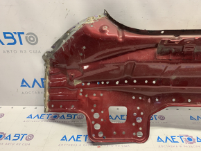 Rear panel Kia Sorento 16-17 without side parts and fangs, red