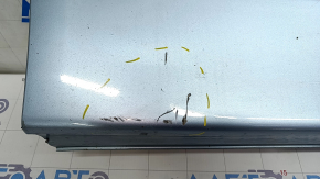 Right threshold BMW 3 F30 12-18 blue B40, scratches