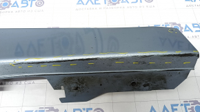 Right threshold BMW 3 F30 12-18 blue B40, scratches
