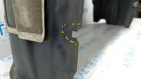 Front right fender liner Lexus ES300h ES350 13-18 tear, broken fastener