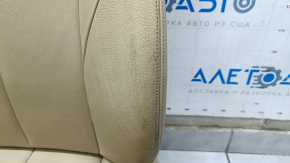Driver's seat BMW 3 F30 12-18 with airbag, electric with memory, beige leather, worn, dry-cleanable