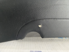 Side trim of rear seats right VW CC 08-17 leatherette black, broken crepe, for re-upholstery