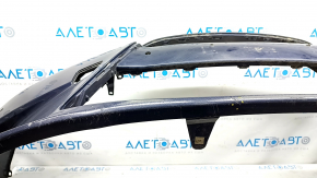 Bare front bumper Lexus ES300h ES350 13-15 pre-restyling, for parking sensors, blue, cracks, broken fasteners, scratches, pressed