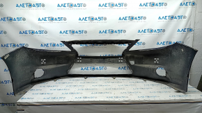Bare front bumper Lexus ES300h ES350 13-15 pre-restyling, for parking sensors, blue, cracks, broken fasteners, scratches, pressed