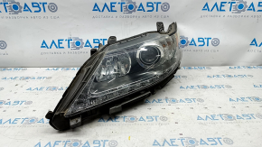 Front left headlight complete Lexus ES300h ES350 13-15 dorest xenon + LED DRL, sand, rust on the block