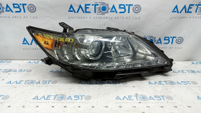Front right headlight complete Lexus ES300h ES350 13-15 dorest xenon + LED DRL, sand, rust on the block