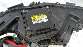 Front right headlight complete Lexus ES300h ES350 13-15 dorest xenon + LED DRL, sand, rust on the block