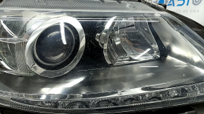Front right headlight complete Lexus ES300h ES350 13-15 dorest xenon + LED DRL, sand, rust on the block
