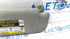 Left visor Toyota Venza 21 - gray, without hook, needs cleaning, scratches