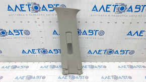 Center pillar trim upper belt left Nissan Rogue 14-20 gray, for cleaning