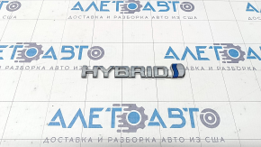 Emblem lettering wing HYBRID front right Toyota Venza 21-