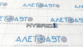Emblem inscription wing HYBRID front left Toyota Venza 21-