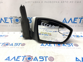 Side mirror right Ford Escape MK3 13-16 prerest, 5 pins, without turn signal, white