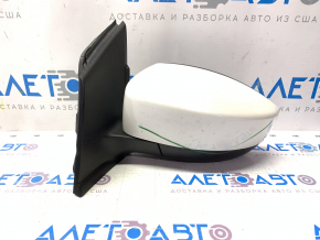 Side mirror left Ford Escape MK3 13-16 prerest, 5 pins, without turn signal, white
