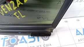 Glass door triangle front left Toyota Venza 21-