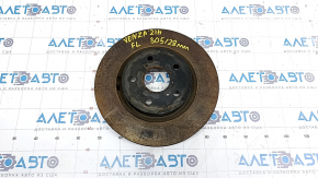 Front left brake disc Toyota Venza 21- 305/28mm