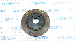Front right brake disc Toyota Venza 21- 305/28mm