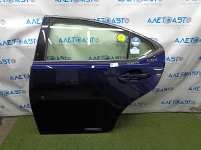 Door assembly rear left Lexus ES300h ES350 13-18 hybrid, keyless, blue 8V3, bumpers