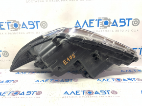Headlight front left bare Hyundai Sonata 11-15 glossy reflector, for polishing, made, glassDepo