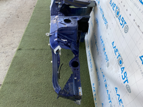 Front right quarter Honda Accord 13-17 blue, with central pillar, bump on threshold