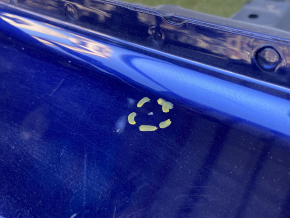 Front right quarter Honda Accord 13-17 blue, with central pillar, bump on threshold