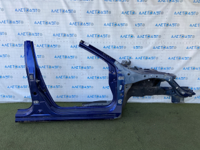 Front right quarter Honda Accord 13-17 blue, with central pillar, bump on threshold