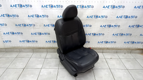 Passenger seat Nissan Rogue 14-20 with airbag, manual, leather black, heated