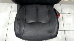 Passenger seat Nissan Rogue 14-20 with airbag, manual, leather black, heated