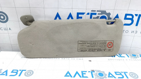 Right visor Toyota Corolla e12 02-06 gray, without hook, for dry cleaning