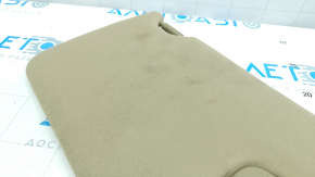Right visor Toyota Sequoia 08-16 beige, without hook, dry-cleanable