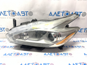 Headlight front left Nissan Murano z52 15-18 prerest, halogen, light, with mount, sand, for polishing