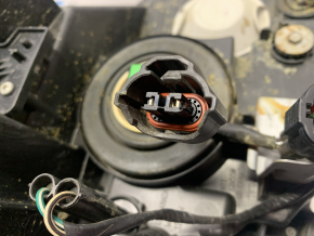 Headlight front left Nissan Murano z52 15-18 prerest, halogen, light, with mount, sand, for polishing