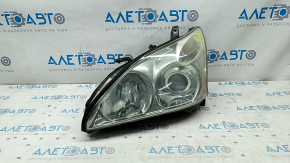 Headlight front left complete Lexus RX300 RX330 RX350 RX400 04-09 xenon AFS, light, sand, cobweb