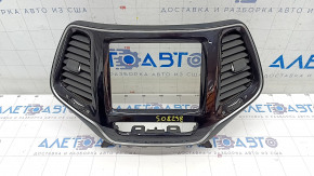 Frame of radio with air ducts Jeep Cherokee KL 19 - for large display, scratches