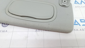 Right visor Jeep Cherokee KL 19 - gray, without hook, with backlight, for dry cleaning