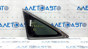 Window blind glass rear left Toyota Venza 21 - chrome, broken guides