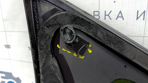 Window blind glass rear right Toyota Venza 21 - chrome, broken guides, scratches