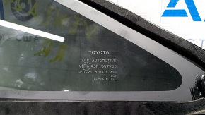 Window blind glass rear right Toyota Venza 21 - chrome, broken guides, scratches