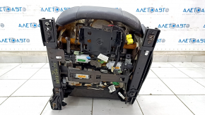 Driver's seat Jeep Cherokee KL 19 - without airbag, black leather, electric, driftwood, non-working electrics, for dry cleaning
