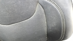 Passenger seat Jeep Cherokee KL 19 - without airbag, black leather, electric, driftwood, non-working electrics, for dry cleaning