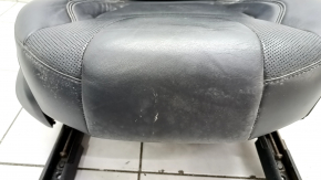 Passenger seat Jeep Cherokee KL 19 - without airbag, black leather, electric, driftwood, non-working electrics, for dry cleaning